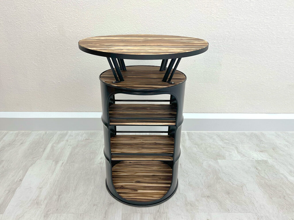 Oil drum bar table "Ed" Tonnentumult