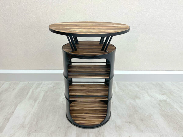Oil drum bar table  "Ed" - Image 6