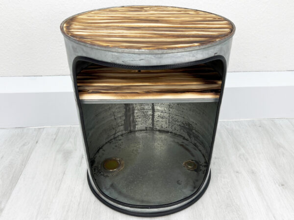 Oil drum side table / stool "Tony" - Image 4