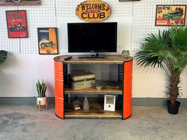 Sideboard Ben orange Fehrnseher Tonnen Tumult